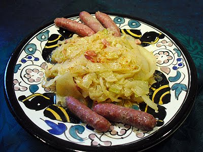 Chou Blanc Braise Aux Saucisses La Recette Facile Par Toques 2