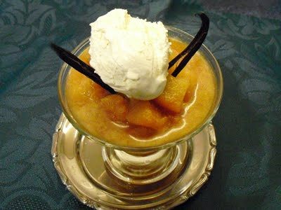 Compote de poires au caramel