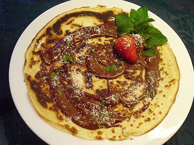 Crêpes chocolat noix de coco