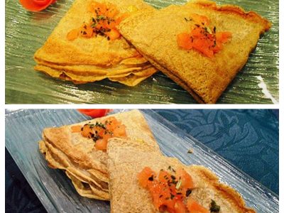 Crêpes au crabe et crevettes - 10