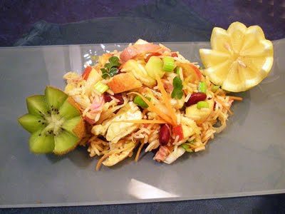 Salade de riz à la chinoise