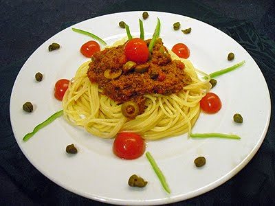 Spaghetti sauce piquante