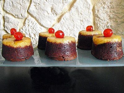 Moelleux chocolat ananas - 1