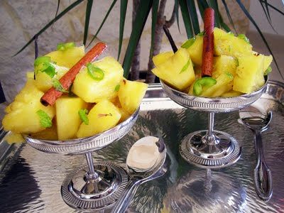 Salade d’ananas à la diable