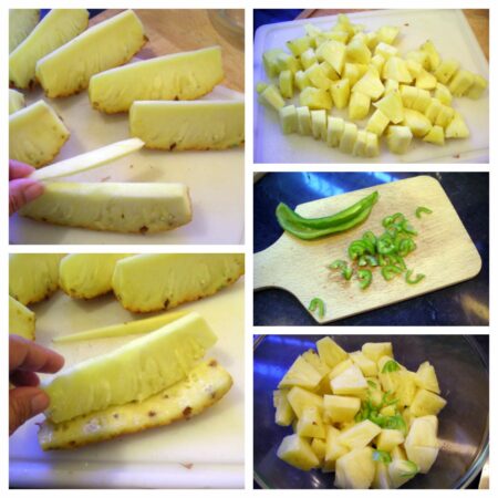 Salade d'ananas à la diable - 3