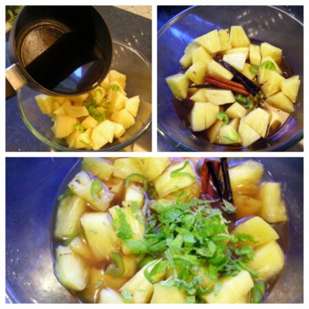 Salade d'ananas à la diable - 4