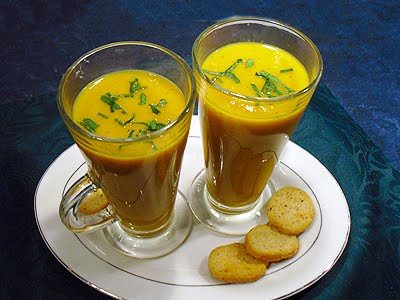 Soupe potimarron patates douces