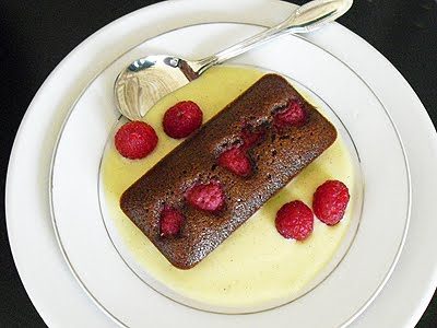 Financiers chocolat framboises