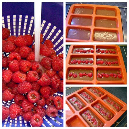 Financiers chocolat framboises - 7
