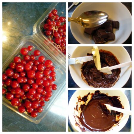 Gâteau roulé groseilles et chocolat - 10
