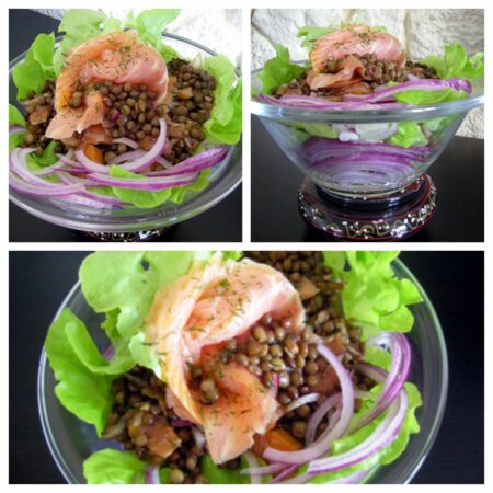 Salade de lentilles au saumon fumé - 7