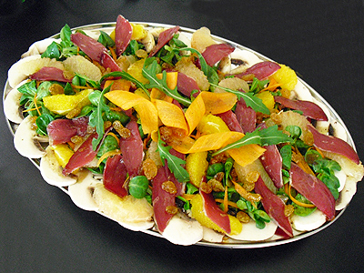 Salade de magret aux agrumes - 7