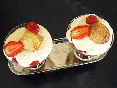 Tiramisu aux fraises