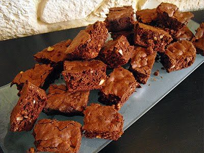 Brownie chocolat noisettes