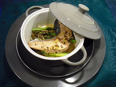 Cassolettes de saumon aux asperges - 1