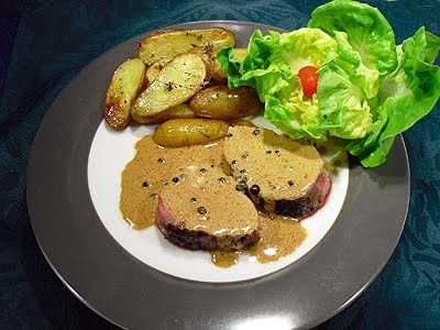 Filet de boeuf au poivre