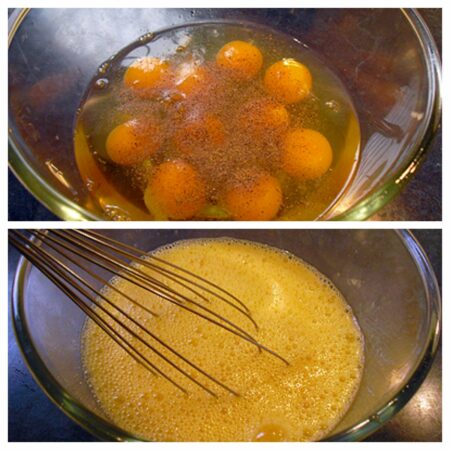 Omelette poivrons et chorizo - 4