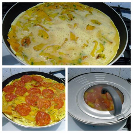 Omelette poivrons et chorizo - 6