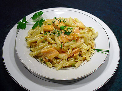Pâtes en risotto aux 2 saumons - 9