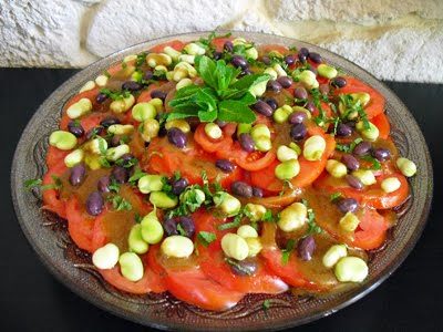 Salade coeur de boeuf aux fèves - 1