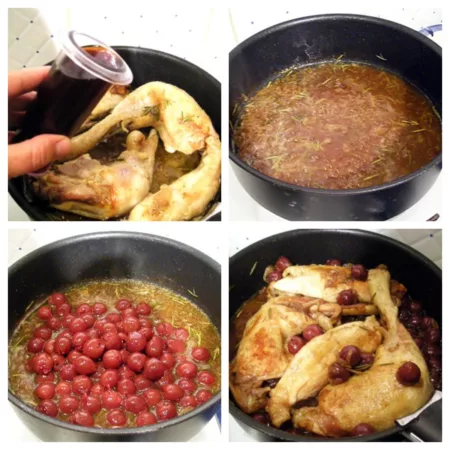Poulet aux cerises - 5