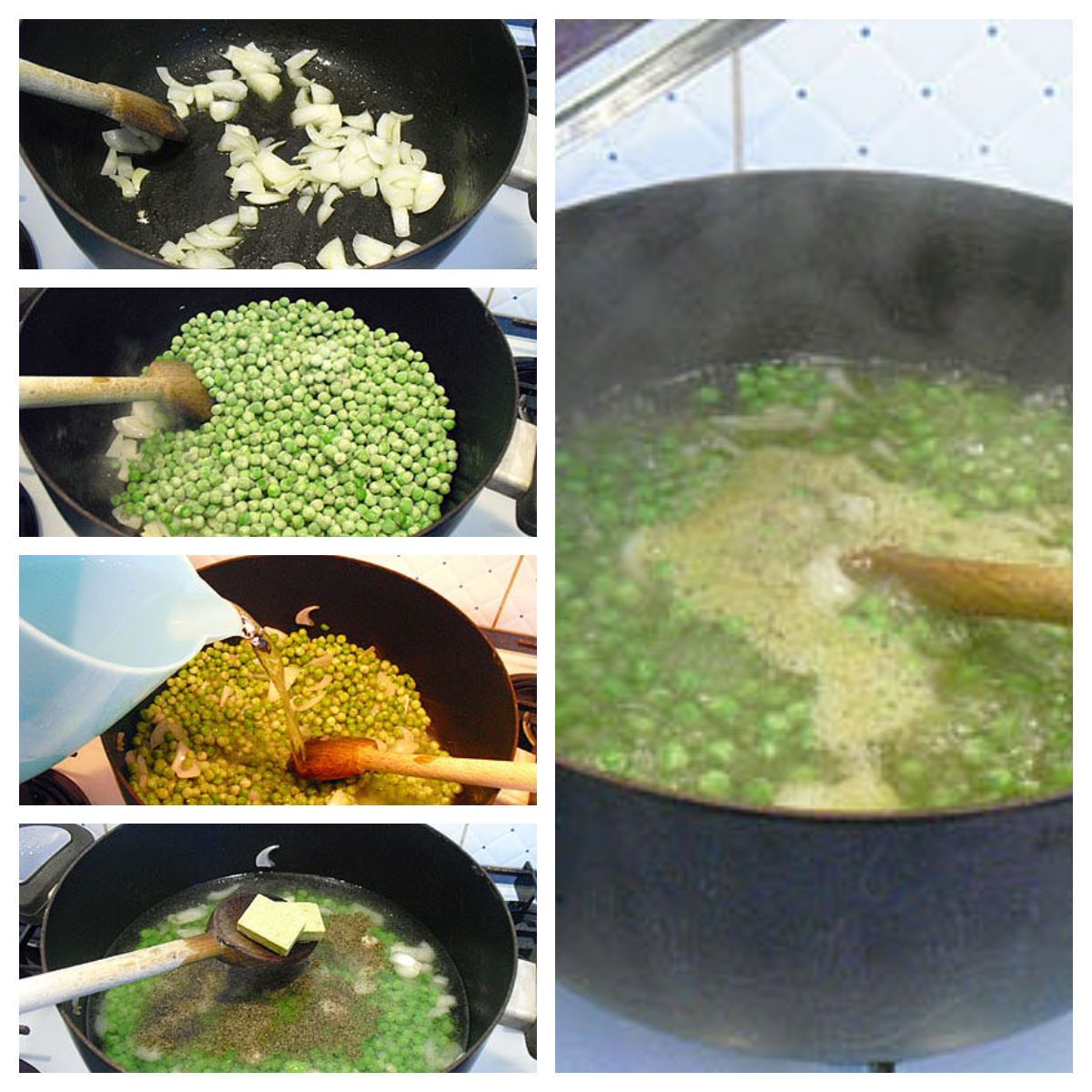 soupe de petit pois froide