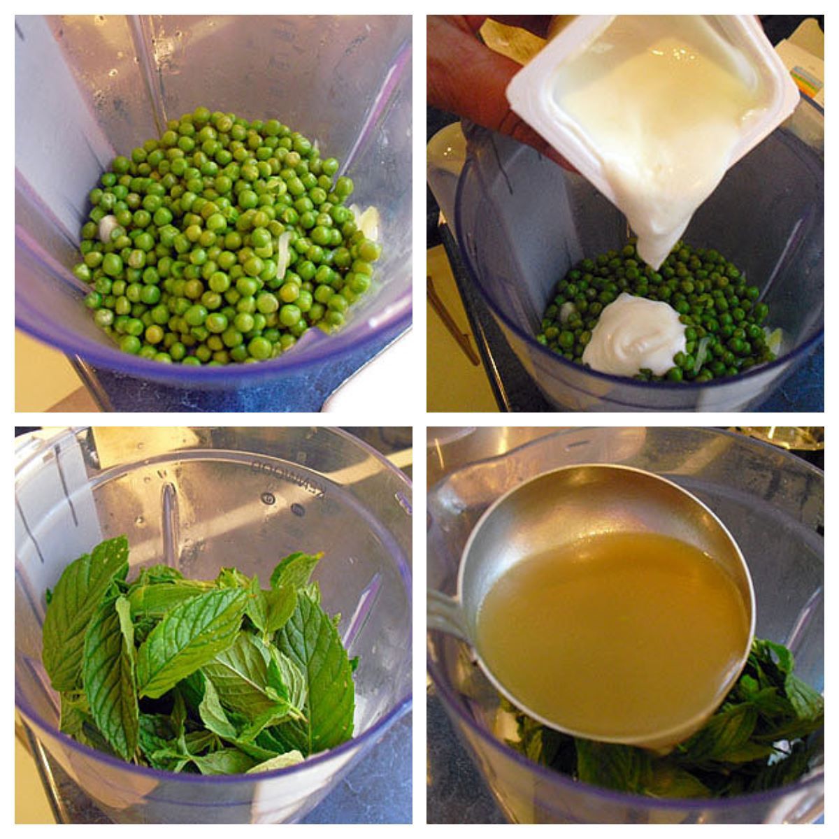 Soupe froide de petits pois à la menthe - La recette facile par Toqués ...