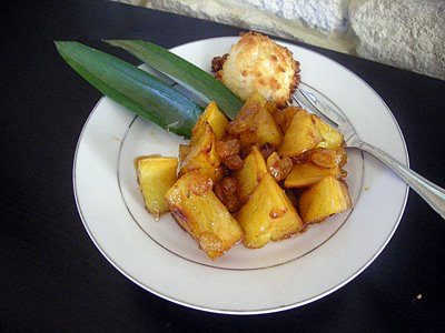 Ananas rôti