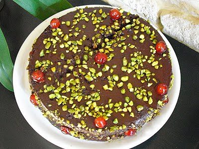 Gâteau chocolat pistaches - 1