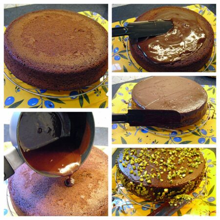Gâteau chocolat pistaches - 7