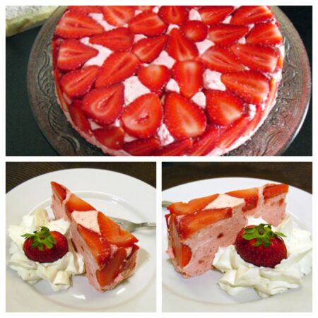 Mousse glacée fraises mascarpone - 10