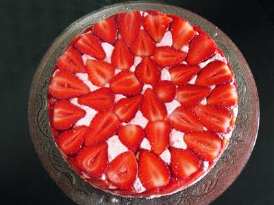 Mousse glacée fraises mascarpone - 1