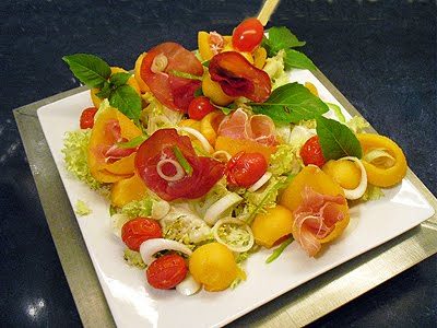 Salade de melon à l'italienne - 1