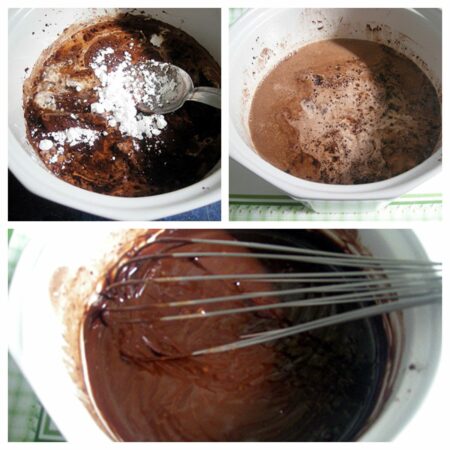 Poires au chocolat - 4