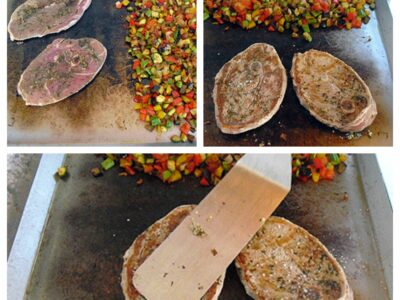 Rouelle de gigot et ratatouille allégée à la plancha - 11