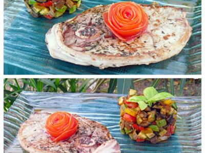 Rouelle de gigot et ratatouille allégée à la plancha - 12