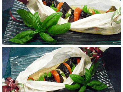 Aubergines en papillotes à la calabraise - 6