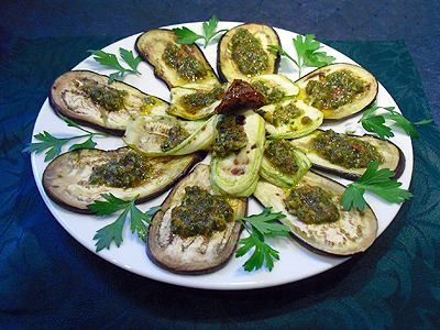 Salade de légumes grillés - 1