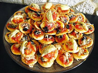 Minis pizzas