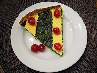 Tarte aux épinards