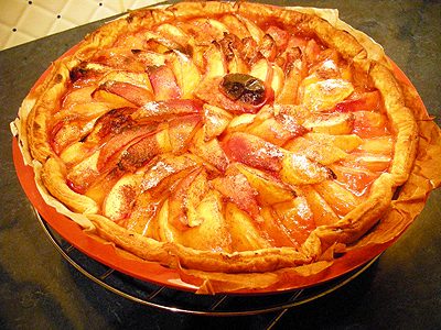 Tarte aux nectarines