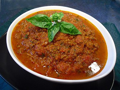 Bolognaise au basilic - 1