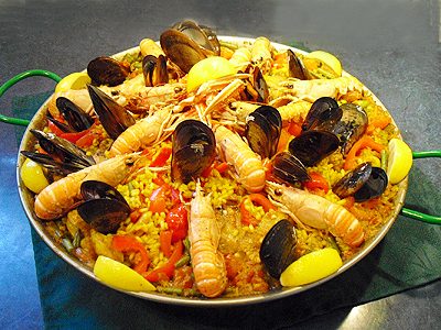 Paella porc et poulet