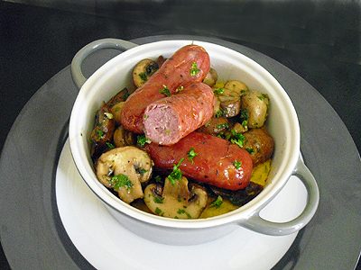 Polenta aux saucisses - 1