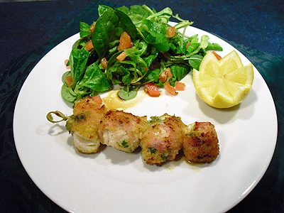 Brochettes de St Jacques - 1