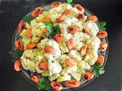 Salade de chou fleur à la crème - 1