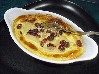 Gratin de poires aux cranberries - 6