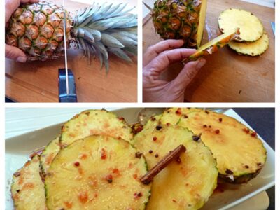 Ananas rôti au gingembre - 3