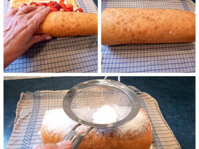 Gâteau roulé aux fraises - 11