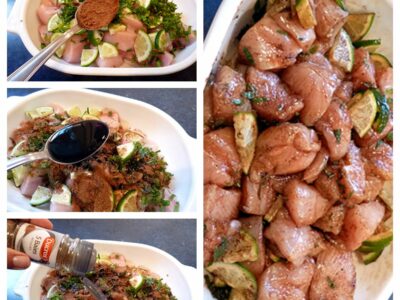 Brochettes poulet menthe citron vert - 3